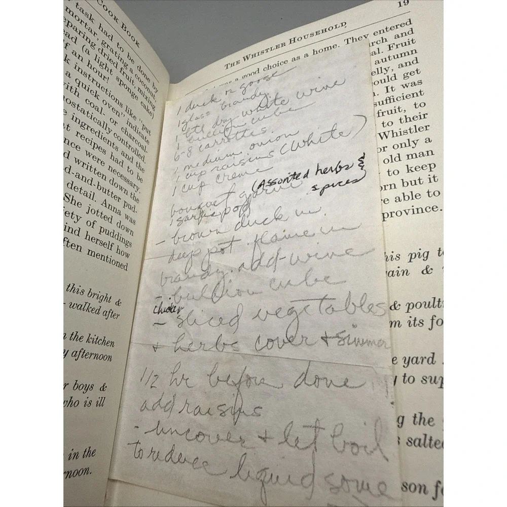 Whistler's Mother's Cook Book 1979‎ Margaret MacDonald HC Art Cookbook